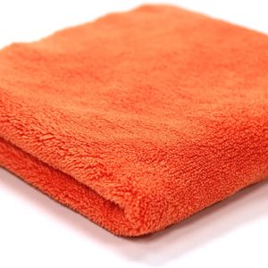 Microfiber Wax Removal Towel – 16″x16″/40x40cm (Orange 500gsm)